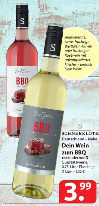 Famila Nord Ost Schneekloth Deutschland Nahe Dein Wein zum BBQ 0,75L Angebot