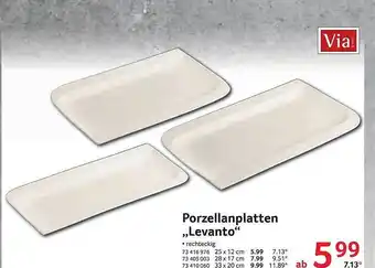 Selgros Porzellanplatten ,,Levanto" Angebot