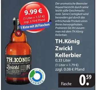 Famila Nord Ost TH. König Zwickl Kellerbier 0,33L Angebot