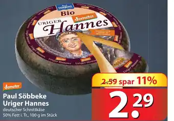 Famila Nord Ost Demeter Paul Söbbeke Uriger Hannes 100g Angebot