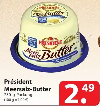 Famila Nord Ost Président Meersalz Butter 250g Angebot