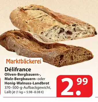 Famila Nord Ost Marktbäckerei Délifrance 370-500g Angebot