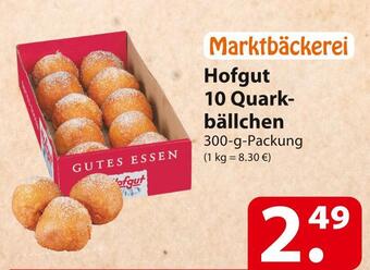 Famila Nord Ost Hofgut 10 quarkbällchen Angebot