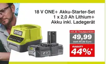 Famila Nord Ost Ryobi akku-starter-set Angebot