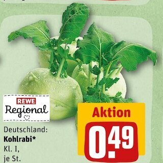 REWE Rewe regional kohlrabi Angebot