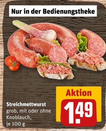 REWE Streichmettwurst Angebot