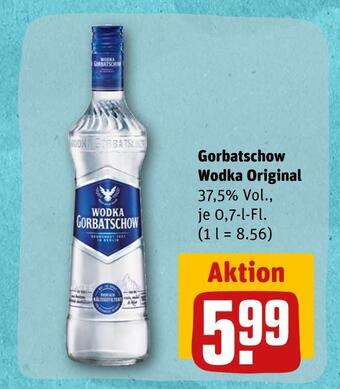 REWE Gorbatschow wodka original Angebot