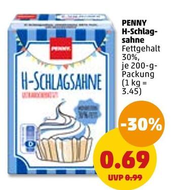 PENNY Penny h-schlagsahne Angebot