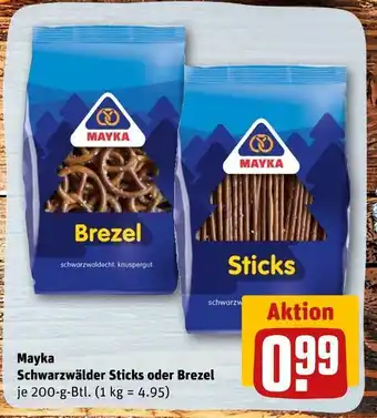 REWE Mayka schwarzwälder sticks oder brezel Angebot