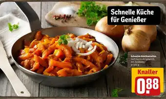 REWE Schweine-geschnetzeltes Angebot