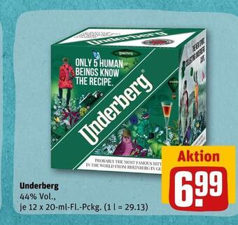 REWE Underberg kräuterlikör Angebot