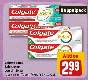 REWE Colgate total zahncreme Angebot