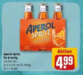 REWE Aperol spritz fix & fertig Angebot