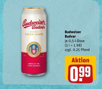 REWE Budweiser budvar Angebot