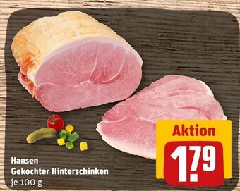 REWE Hansen gekochter hinterschinken Angebot