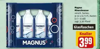 REWE Magnus mineralwasser Angebot