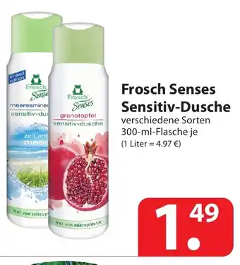 Famila Nord Ost Frosch Senses Sensitiv Dusche 300ml Angebot