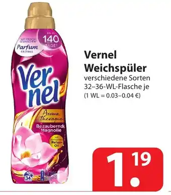 Famila Nord Ost Vernel Weichspüler Angebot