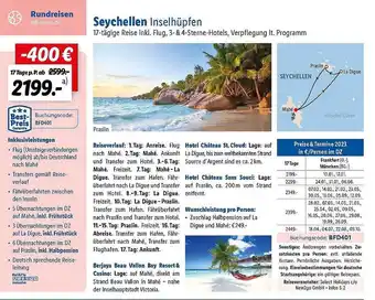 Lidl Reisen Seychellen inselhüpfen Angebot