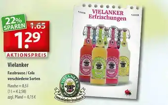 Getränkeland Vielanker fassbrause oder cola Angebot