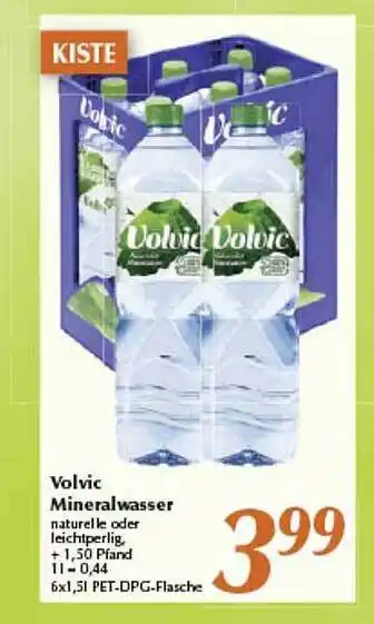 inkoop Volvic mineralwasser Angebot