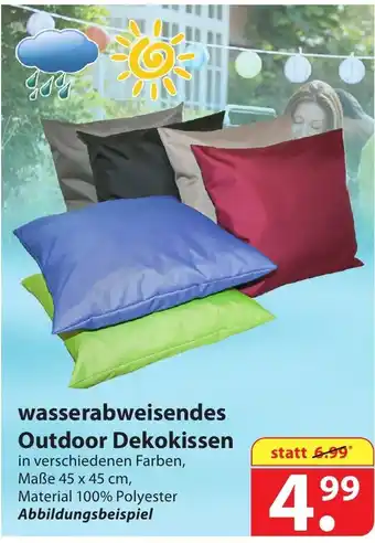 Famila Nord Ost Wasserabweisendes Outdoor Dekokissen Angebot