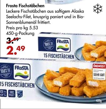 Galeria Markthalle Frosta Fischstäbchen 450g Angebot