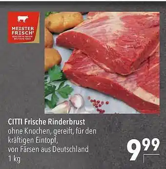 CITTI Markt Citti frische rinderbrust Angebot