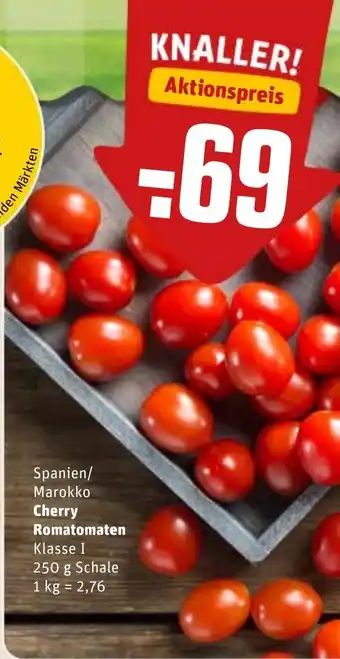 REWE Kaufpark Cherry Romatomaten 250g Angebot