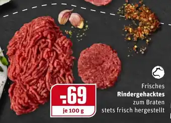 REWE Kaufpark Frisches Rindergehacktes 100g Angebot