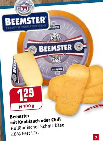 REWE Kaufpark Beemster mit Knoblauch oder Chili 100g Angebot