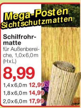 Jawoll Schilfrohrmatte Angebot