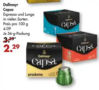 Galeria Markthalle Dallymayr Capsa 56g Angebot