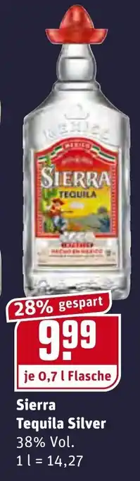 REWE Kaufpark Sierra Tequila Silver 0,7L Angebot