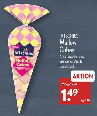 Aldi Nord Hitschies Mallow Cubes 250 g Beutel Angebot