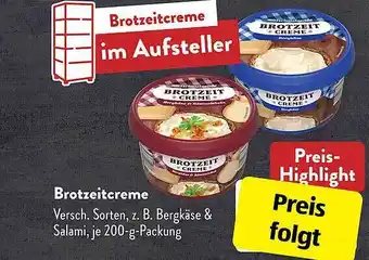 Aldi Süd Brotzeitcreme Angebot