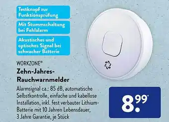 Aldi Süd Workzone zehn-jahres-rauchwarnmelder Angebot