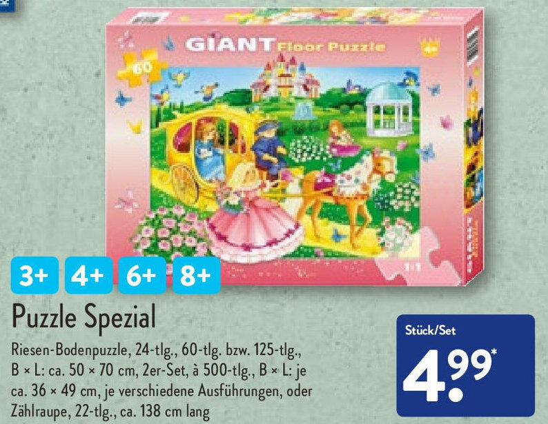 Puzzle Spezial Angebot bei Aldi Nord