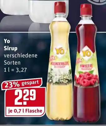 REWE Kaufpark Yo Sirup 0,7 L Angebot