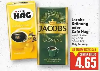 E-Center Jacobs krönung oder café hag Angebot