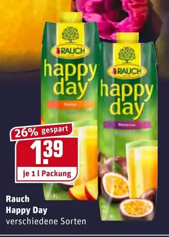 REWE Kaufpark Rauch Happy Day 1 L Angebot