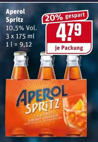 REWE Kaufpark Aperol Spritz 3x175ml Angebot