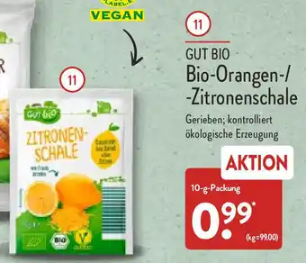 Aldi Nord Gut Bio Bio-Orangen/Zitronenschale 10 g Packung Angebot