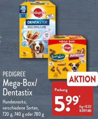 Aldi Nord Pedigree Mega Box/Dentastix Angebot