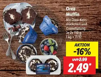 Lidl Oreo Muffin 2x110 g Angebot