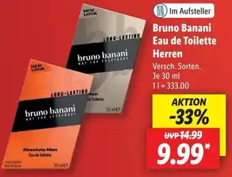 Lidl Bruno Banani Eau de Toilette Herren 30 ml Angebot