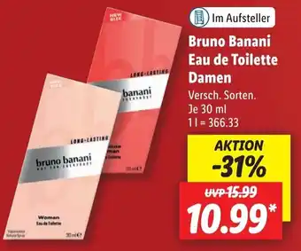 Lidl Bruno Banani Eau de Toilette Damen 30 ml Angebot