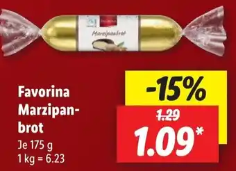 Lidl Favorina Marzipanbrot 175 g Angebot
