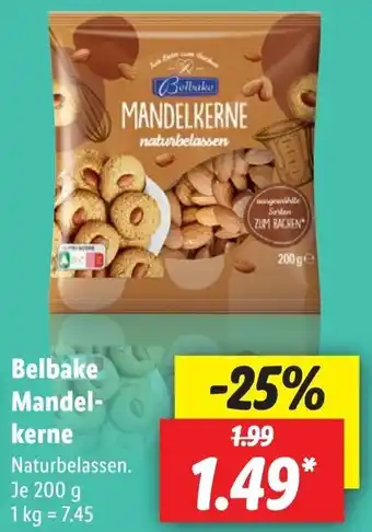 Lidl Belbake Mandelkerne 200 g Angebot