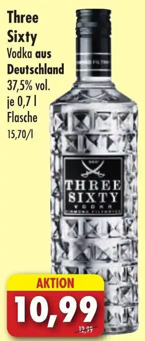 Lösch Depot Three Sixty Vodka 0,7 L Flasche Angebot